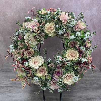 リース　ギャザリング寄せ植え