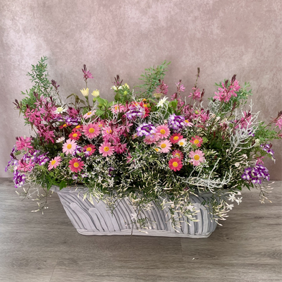 新築祝い　ギャザリング寄せ植え